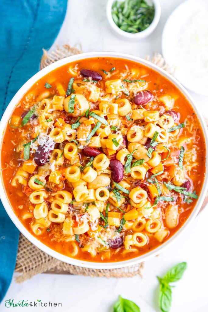 Instant Pot Pasta e Fagioli Soup