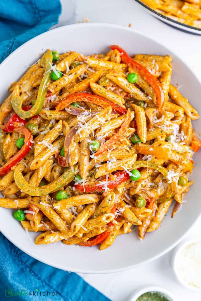 Creamy Vegetarian Cajun Pasta – Shweta in the Kitchen